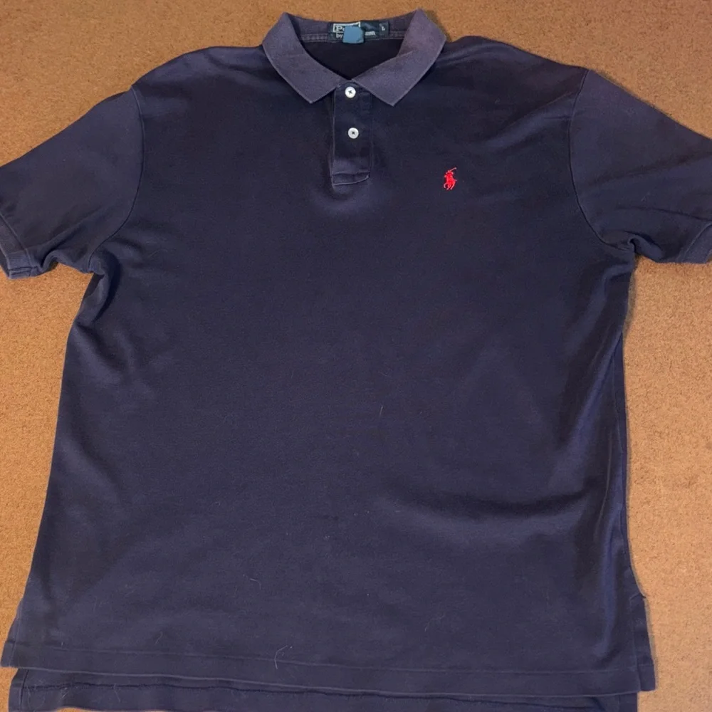 Polo Ralph Lauren Lg Navy/Purple Polo with Red Pony